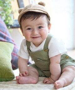 petit main / プティマイン ベビー・キッズウエア | ホシポケットサロペット