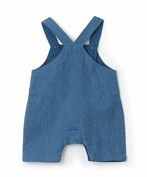 petit main / プティマイン ベビー・キッズウエア | ホシポケットサロペット | 詳細1