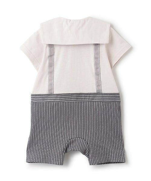 petit main / プティマイン ロンパース | 半袖おめかしカバーオール | 詳細2