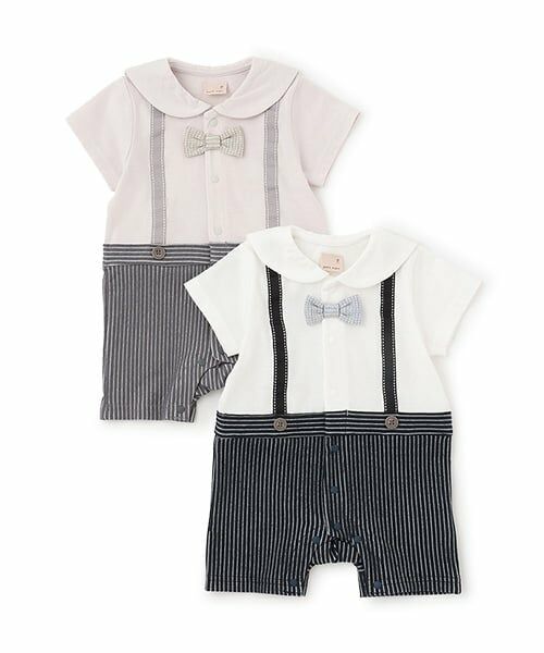 petit main / プティマイン ロンパース | 半袖おめかしカバーオール | 詳細9