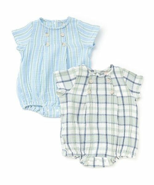 petit main / プティマイン ロンパース | ガーゼロンパース | 詳細9