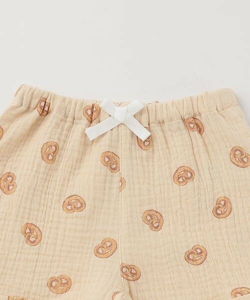 petit main / プティマイン ベビー・キッズウエア | ガーゼ総柄セットアップ | 詳細8