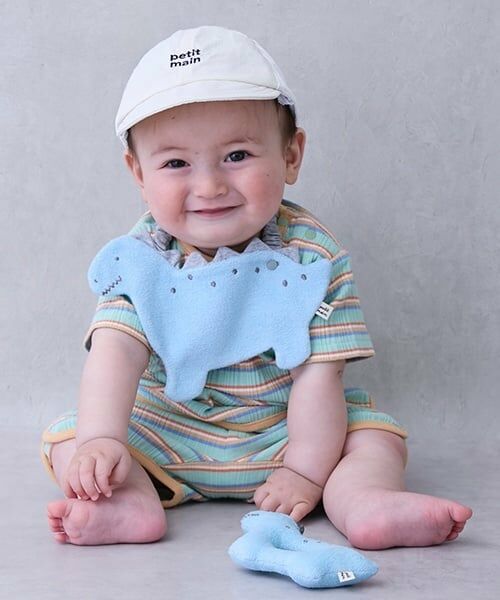 petit main / プティマイン スタイ・ビブ | 【防水】恐竜スタイ | 詳細2