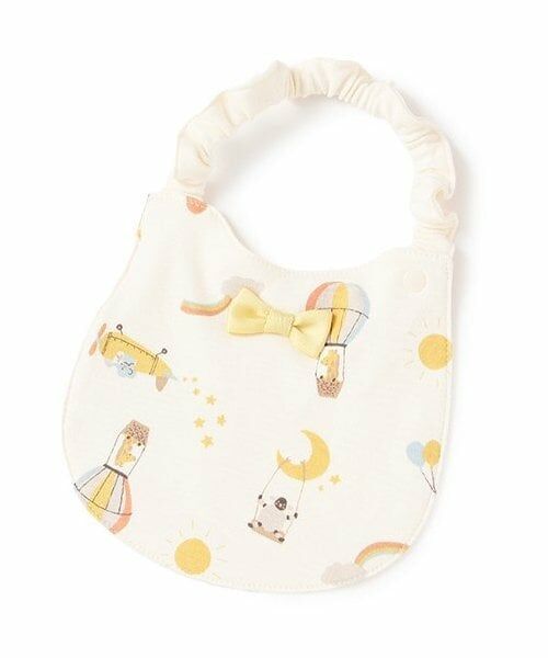 petit main / プティマイン スタイ・ビブ | 【弱酸性】SKYアニマルスタイ（アイボリー）