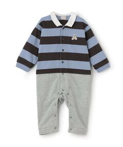 petit main / プティマイン ロンパース | 【リンク】ラガーカバーオール