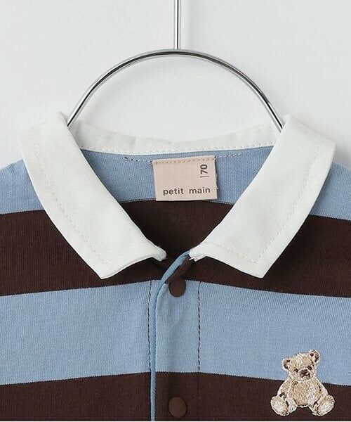 petit main / プティマイン ロンパース | 【リンク】ラガーカバーオール | 詳細2