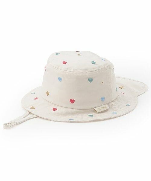 petit main / プティマイン ベビー・キッズグッズ | 【遮熱】刺しゅうバケットハット（マルチ）