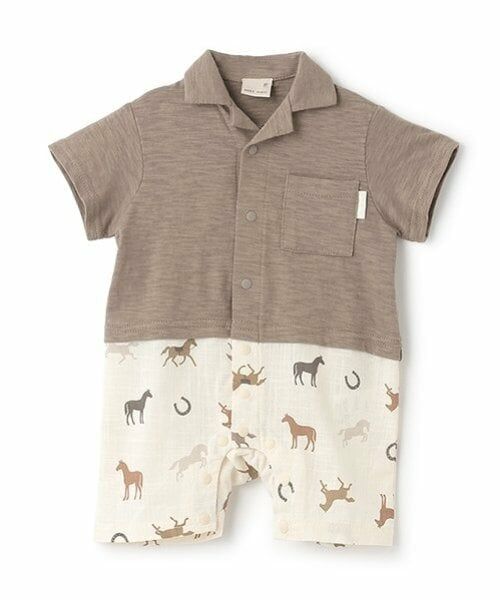 petit main / プティマイン ロンパース | 【リンク】アソート柄パンツカバーオール | 詳細1