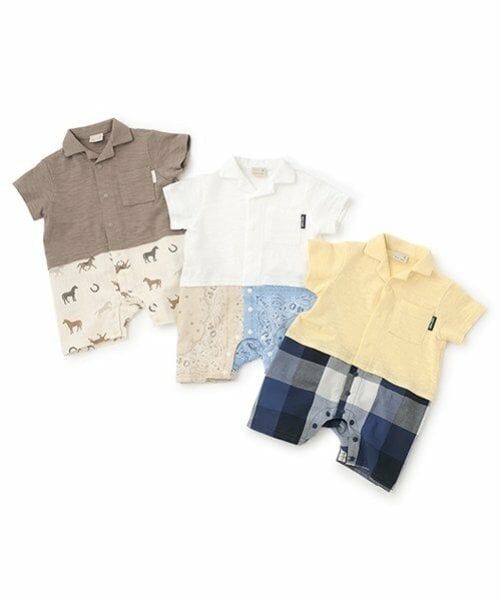 petit main / プティマイン ロンパース | 【リンク】アソート柄パンツカバーオール | 詳細9