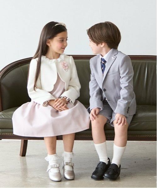 petit main / プティマイン セットアップ | グレーJK+ショートパンツセット | 詳細7