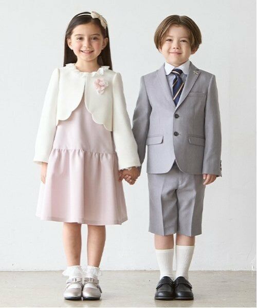 petit main / プティマイン セットアップ | グレーJK+ショートパンツセット | 詳細8