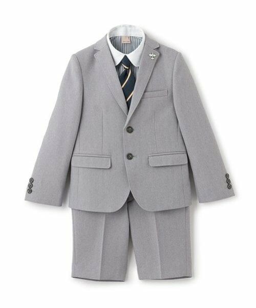 petit main / プティマイン セットアップ | グレーJK+ショートパンツセット | 詳細9