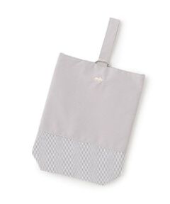 petit main / プティマイン インテリア・生活雑貨・ホビー・ステーショナリー | 切替刺しゅうシューズバッグ