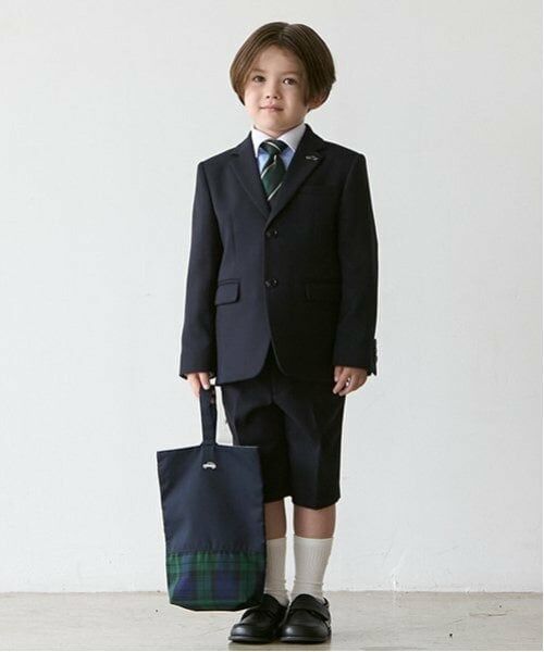 petit main / プティマイン インテリア・生活雑貨・ホビー・ステーショナリー | 切替刺しゅうシューズバッグ | 詳細1