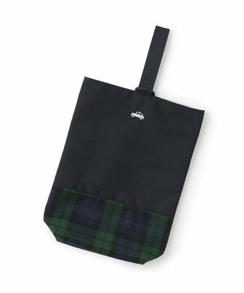 petit main / プティマイン インテリア・生活雑貨・ホビー・ステーショナリー | 切替刺しゅうシューズバッグ | 詳細2