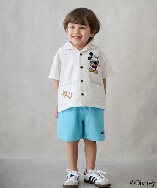 petit main / プティマイン ショート・ハーフ・半端丈パンツ | 【水陸両用】ハーフパンツ（ブルー）