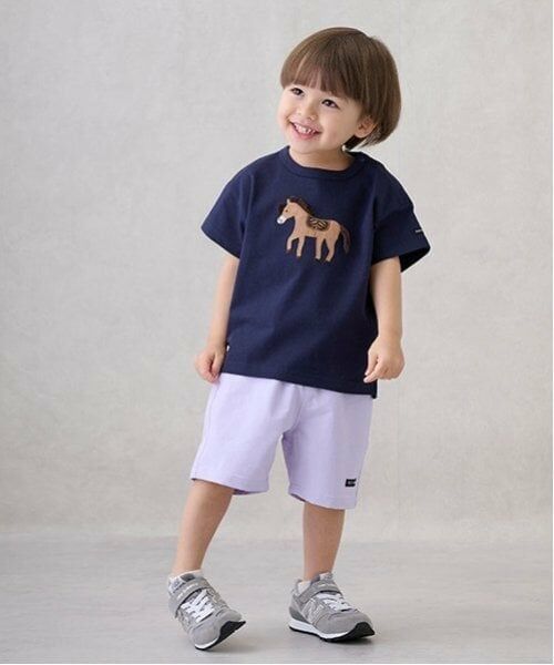 petit main / プティマイン ショート・ハーフ・半端丈パンツ | 【水陸両用】ハーフパンツ（ラベンダー）