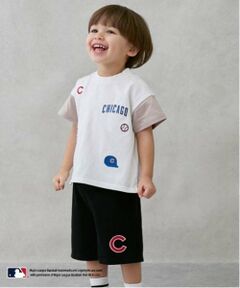 petit main / プティマイン ショート・ハーフ・半端丈パンツ | 【MLB】カットデニムハーフパンツ