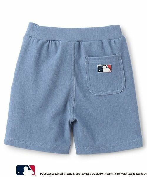 petit main / プティマイン ショート・ハーフ・半端丈パンツ | 【MLB】カットデニムハーフパンツ | 詳細1