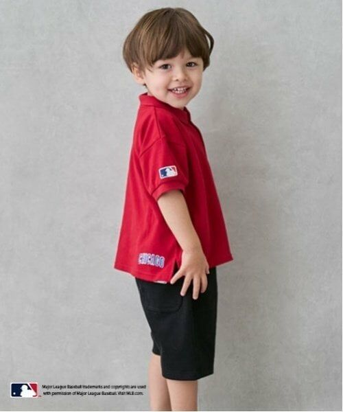 petit main / プティマイン ショート・ハーフ・半端丈パンツ | 【MLB】カットデニムハーフパンツ | 詳細10