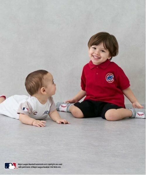 petit main / プティマイン ショート・ハーフ・半端丈パンツ | 【MLB】カットデニムハーフパンツ | 詳細11