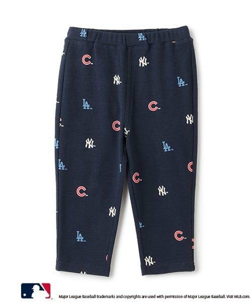 petit main / プティマイン その他パンツ | 【MLB】レギンスパンツ(紺)