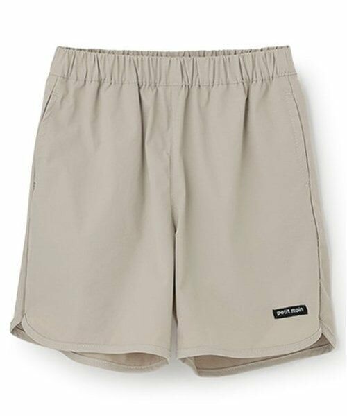 petit main / プティマイン ショート・ハーフ・半端丈パンツ | リップストップハーフパンツ（ベージュ）