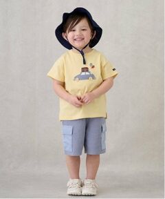 petit main / プティマイン ショート・ハーフ・半端丈パンツ | ポケットつきカットハーフパンツ