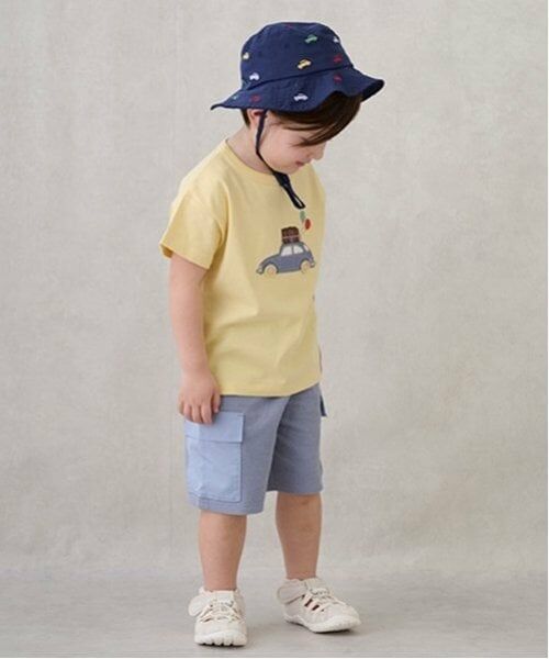 petit main / プティマイン ショート・ハーフ・半端丈パンツ | ポケットつきカットハーフパンツ | 詳細1