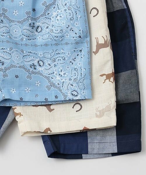 petit main / プティマイン ショート・ハーフ・半端丈パンツ | 【リンク】柄アソートハーフパンツ(キッズ) | 詳細12