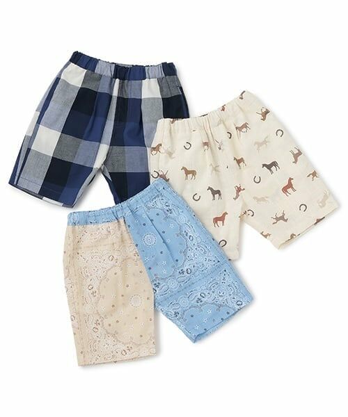 petit main / プティマイン ショート・ハーフ・半端丈パンツ | 【リンク】柄アソートハーフパンツ(キッズ) | 詳細15