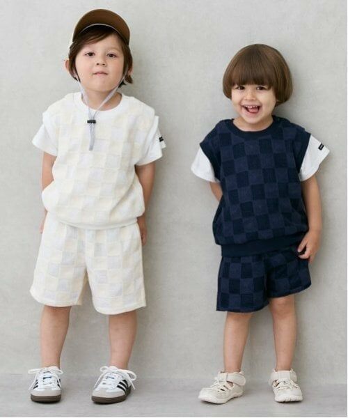 petit main / プティマイン ショート・ハーフ・半端丈パンツ | スクエア刺しゅうハーフパンツ | 詳細2