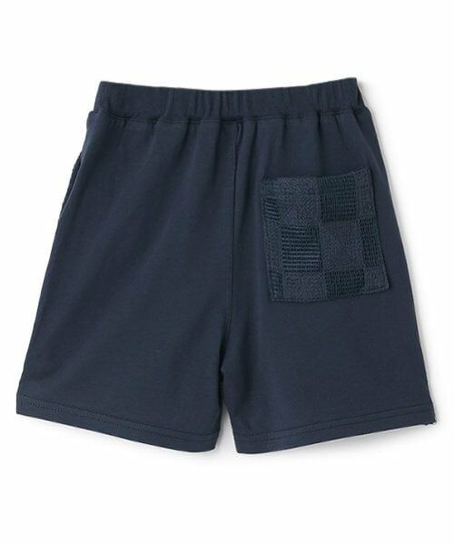 petit main / プティマイン ショート・ハーフ・半端丈パンツ | スクエア刺しゅうハーフパンツ | 詳細5