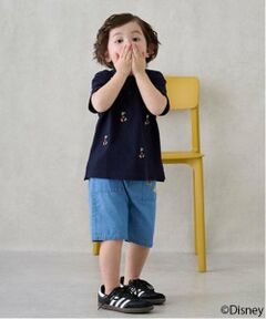 petit main / プティマイン ショート・ハーフ・半端丈パンツ | 【Disney】刺しゅうハーフパンツ