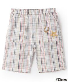petit main / プティマイン ショート・ハーフ・半端丈パンツ | 【Disney】刺しゅうハーフパンツ