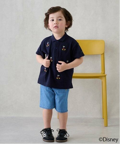 petit main / プティマイン ショート・ハーフ・半端丈パンツ | 【Disney】刺しゅうハーフパンツ | 詳細3