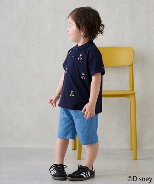 petit main / プティマイン ショート・ハーフ・半端丈パンツ | 【Disney】刺しゅうハーフパンツ | 詳細5