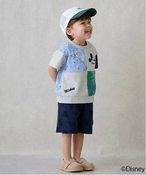 petit main / プティマイン ショート・ハーフ・半端丈パンツ | 【Disney】パイルジャガードハーフパンツ | 詳細1