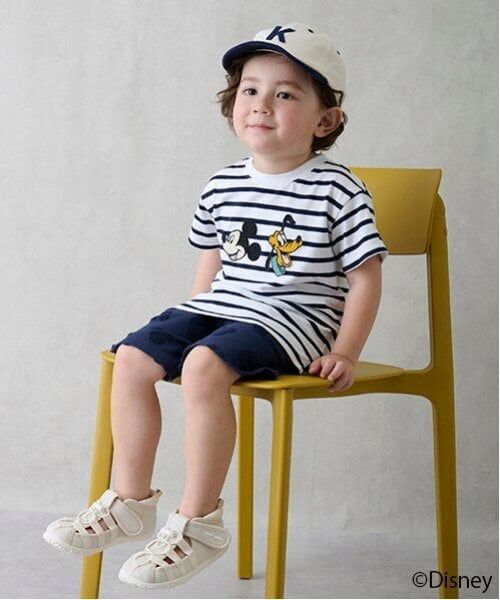 petit main / プティマイン ショート・ハーフ・半端丈パンツ | 【Disney】パイルジャガードハーフパンツ | 詳細7