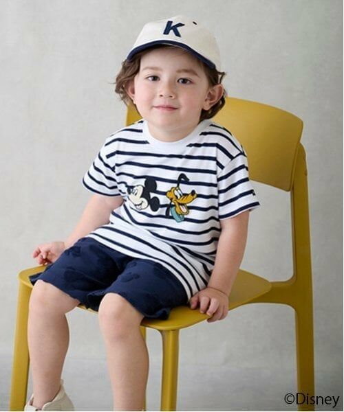 petit main / プティマイン ショート・ハーフ・半端丈パンツ | 【Disney】パイルジャガードハーフパンツ | 詳細8
