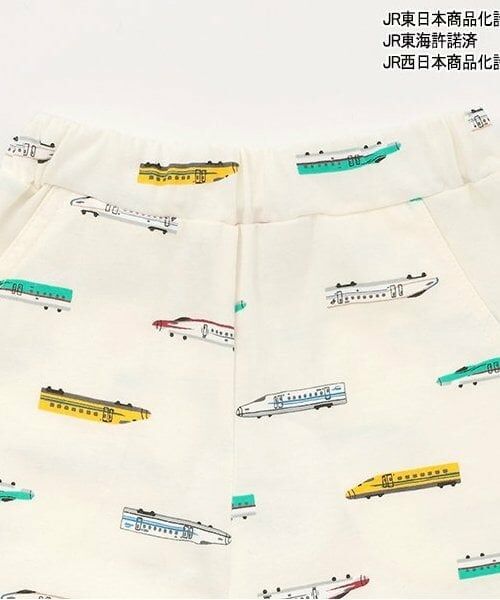 petit main / プティマイン ショート・ハーフ・半端丈パンツ | 【新幹線】総柄カットハーフパンツ | 詳細2