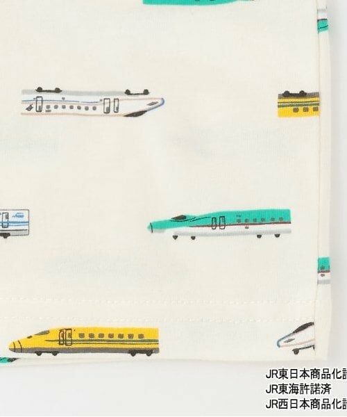 petit main / プティマイン ショート・ハーフ・半端丈パンツ | 【新幹線】総柄カットハーフパンツ | 詳細4