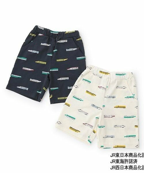 petit main / プティマイン ショート・ハーフ・半端丈パンツ | 【新幹線】総柄カットハーフパンツ | 詳細7