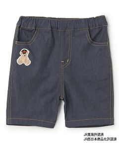 petit main / プティマイン ショート・ハーフ・半端丈パンツ | 【新幹線】刺しゅうハーフパンツ