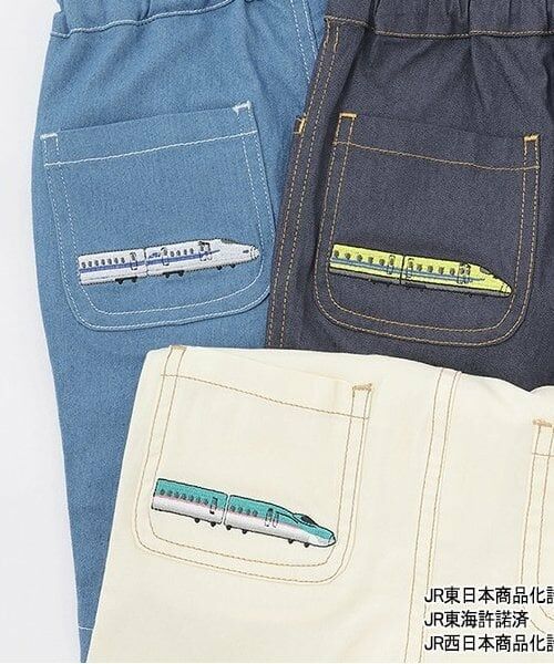 petit main / プティマイン ショート・ハーフ・半端丈パンツ | 【新幹線】刺しゅうハーフパンツ | 詳細28