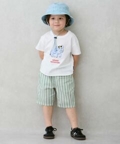 petit main / プティマイン ショート・ハーフ・半端丈パンツ | 総柄ハーフパンツ