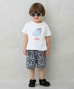 petit main / プティマイン ショート・ハーフ・半端丈パンツ | 総柄ハーフパンツ