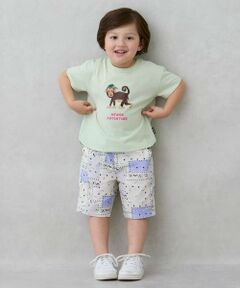 petit main / プティマイン ショート・ハーフ・半端丈パンツ | 総柄ハーフパンツ