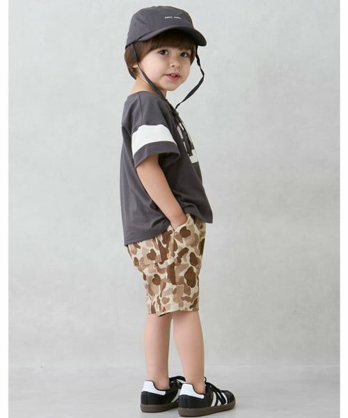 petit main / プティマイン ショート・ハーフ・半端丈パンツ | 総柄ハーフパンツ | 詳細12