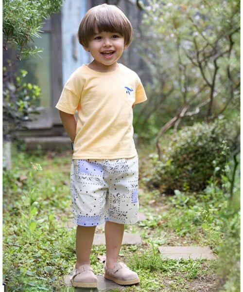 petit main / プティマイン ショート・ハーフ・半端丈パンツ | 総柄ハーフパンツ | 詳細2